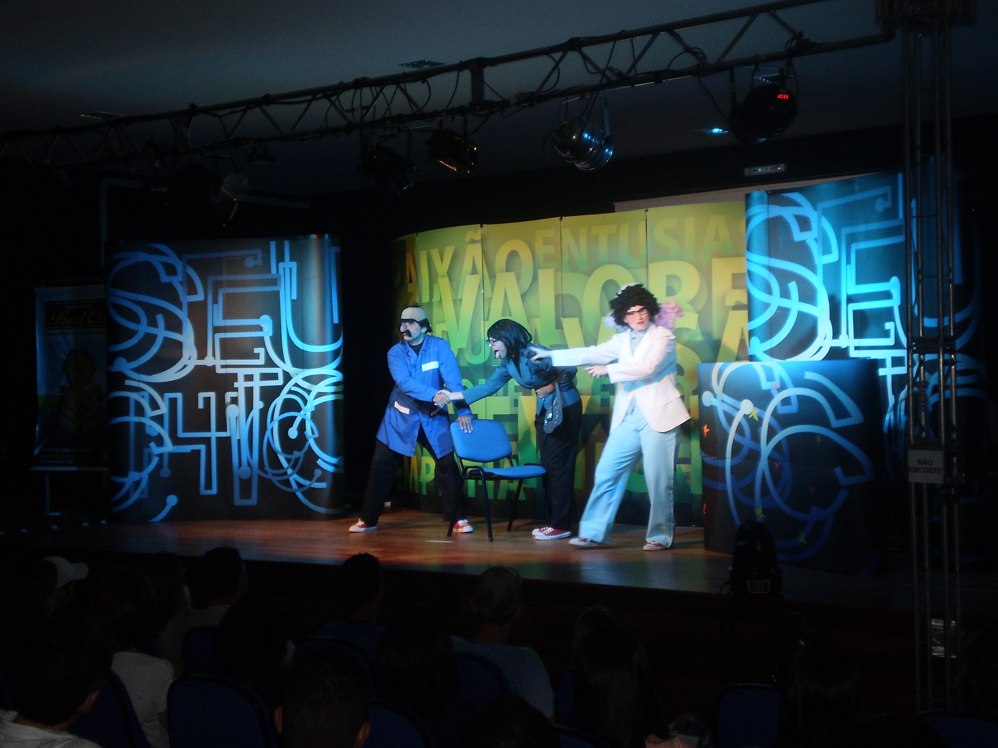 Teatro A Incrível Arte de Vender foi um sucesso.