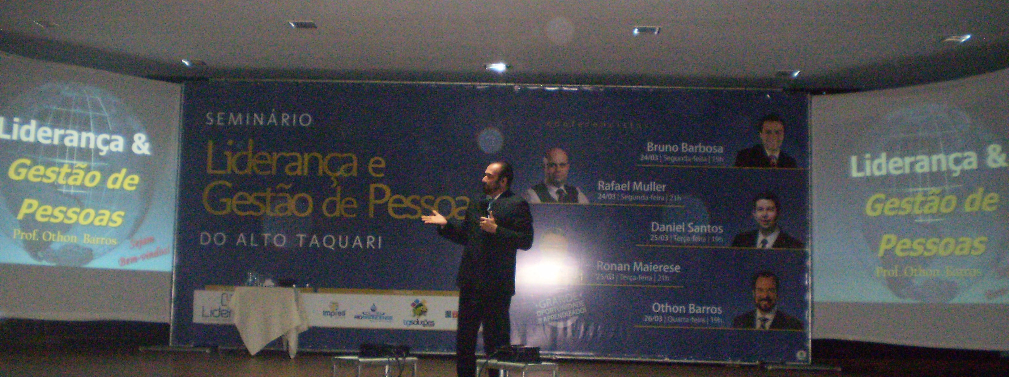Seminário Liderança e Gestão de Pessoas foi um sucesso.