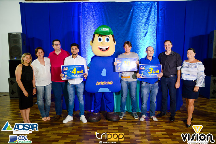 Definido os Ganhadores da Promoção Raspe e Ganhe da ACISAR/CDL.