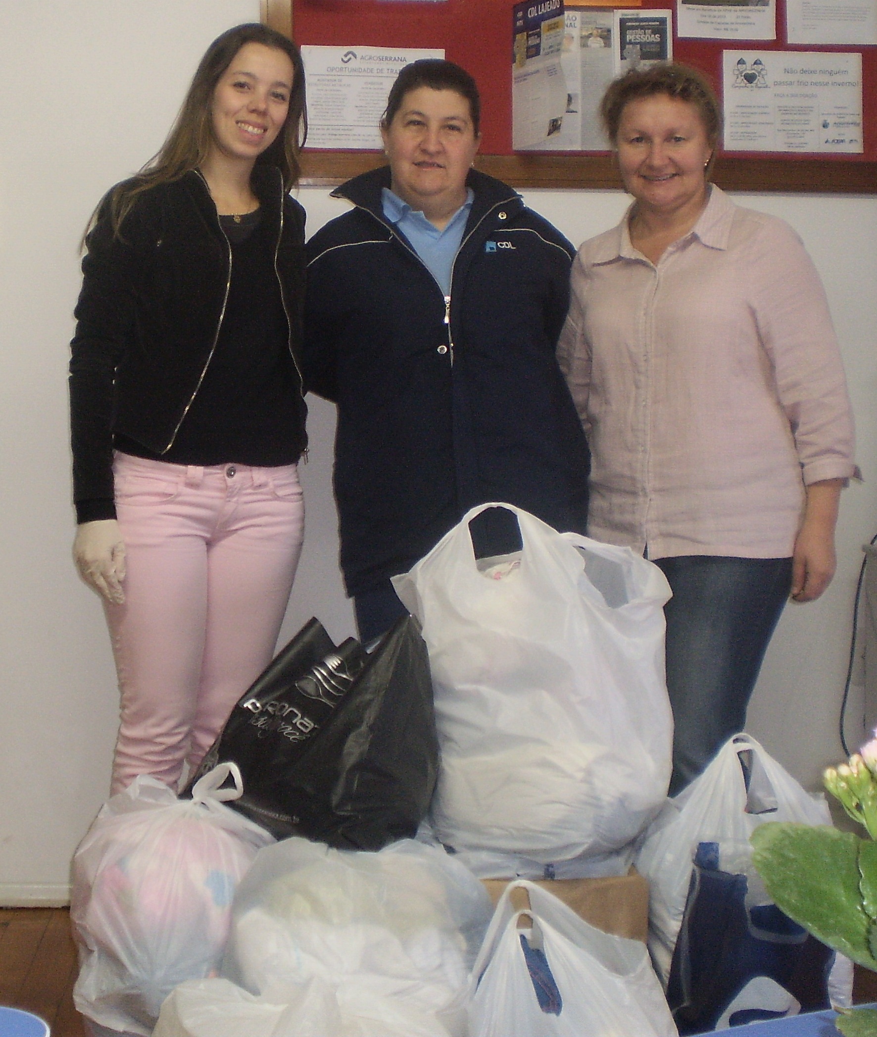 Recolhidos os donativos da ACISAR/CDL